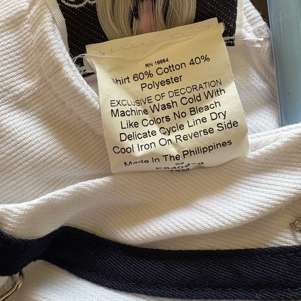 Rare Editions White and Navy Baby Outfit - Picture 8 of 10